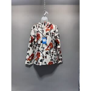 NWT Columbia Inner Limits II Jacket Women’s M Floral Omni-Tech Waterproof Hooded